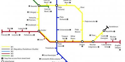 Karta över bukarest kollektivtrafik 