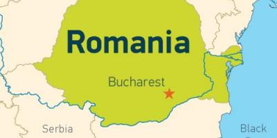 Bukarest på en karta