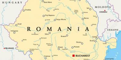 Karta över bukarest rumänien