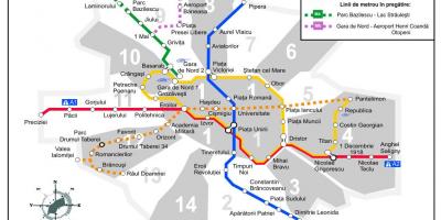 Karta över metrorex 