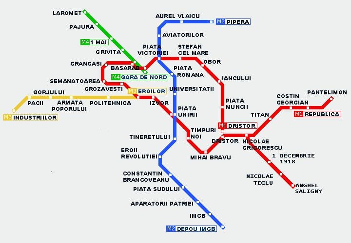 spårvagn karta bukarest