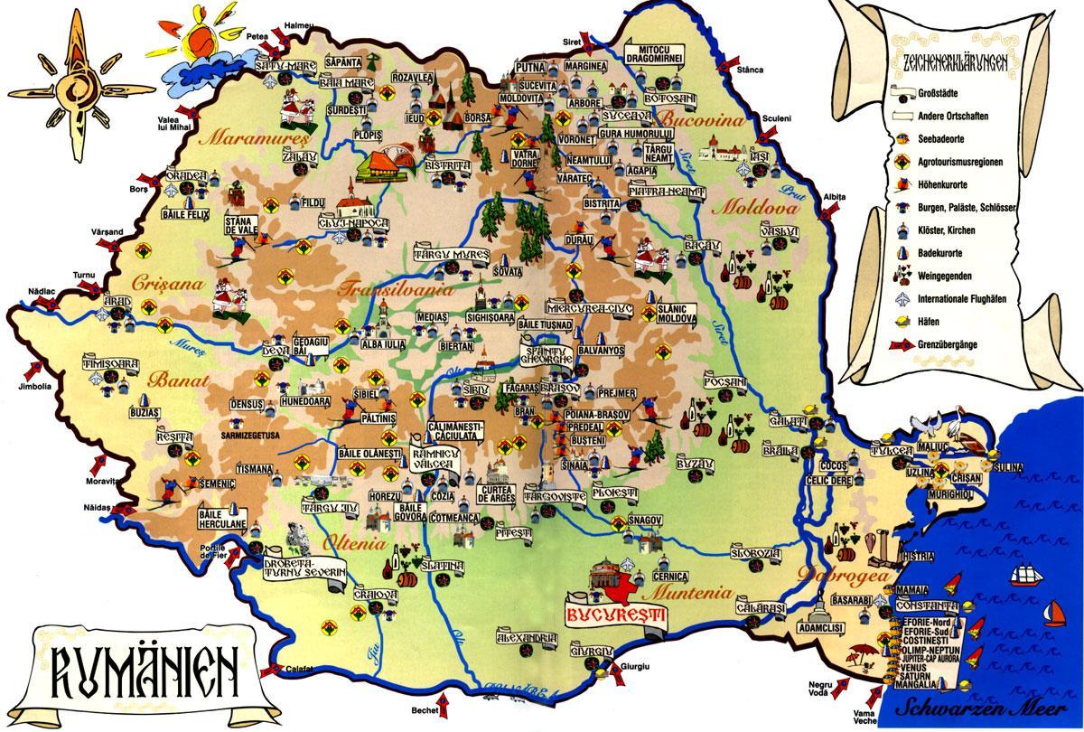 bukarest sightseeing karta