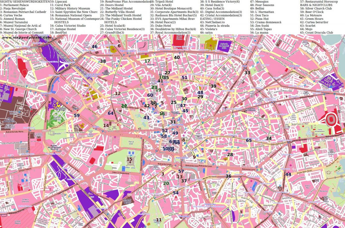 bukarest street map
